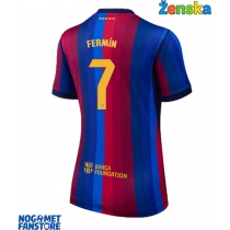 Barcelona Fermin Lopez #7 Domaci Dres za Ženska 2026-27 Kratak Rukav
